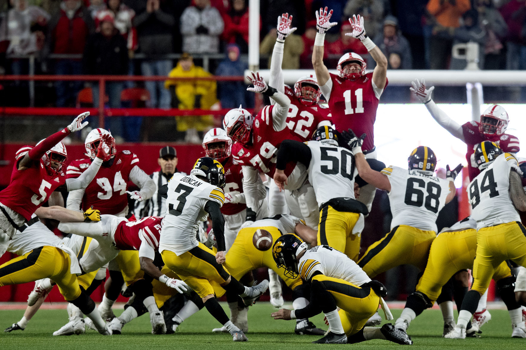 Iowa vs. Nebraska, 11.29